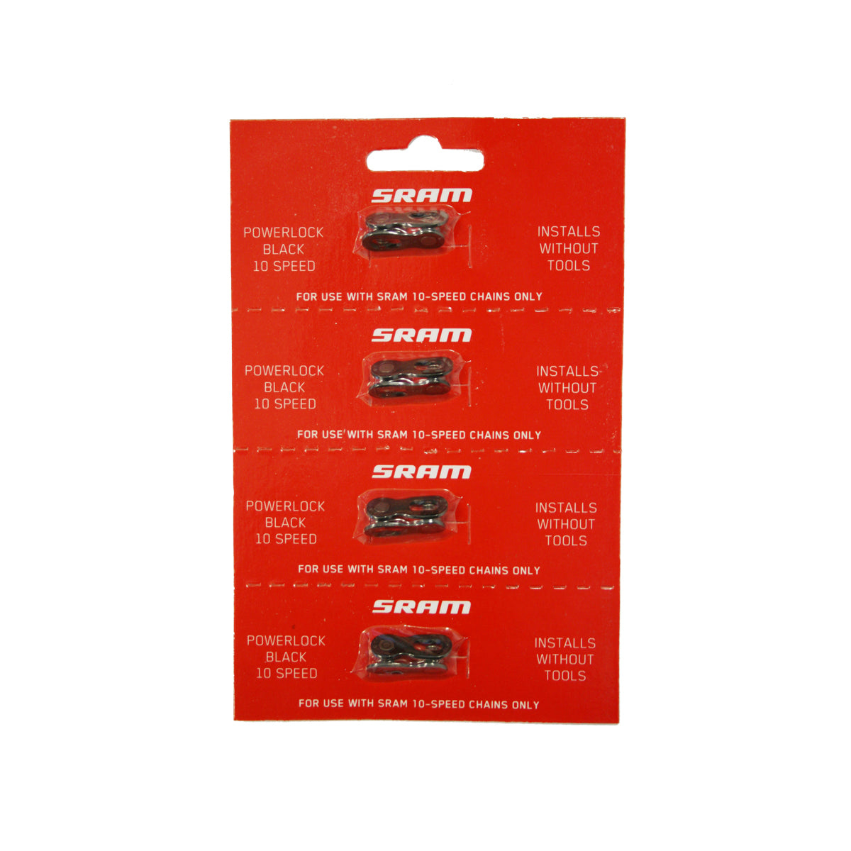 SRAM POWERLOCK SCHWARZ 10 GANG (4ST)