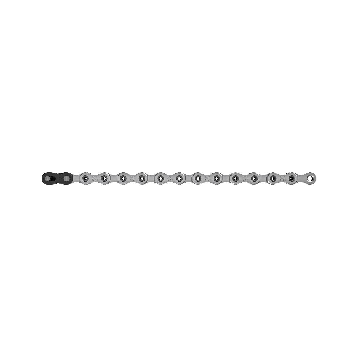 SRAM XX1 HOLLOW PIN 11-GANG-KETTE SILBER 118 LINKS MIT POWERLOCK