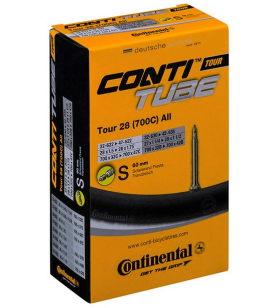 CONTINENTAL Tour Tube Alle 700 x 32-47c (32-47x622)/(42-635) Presta 60 mm