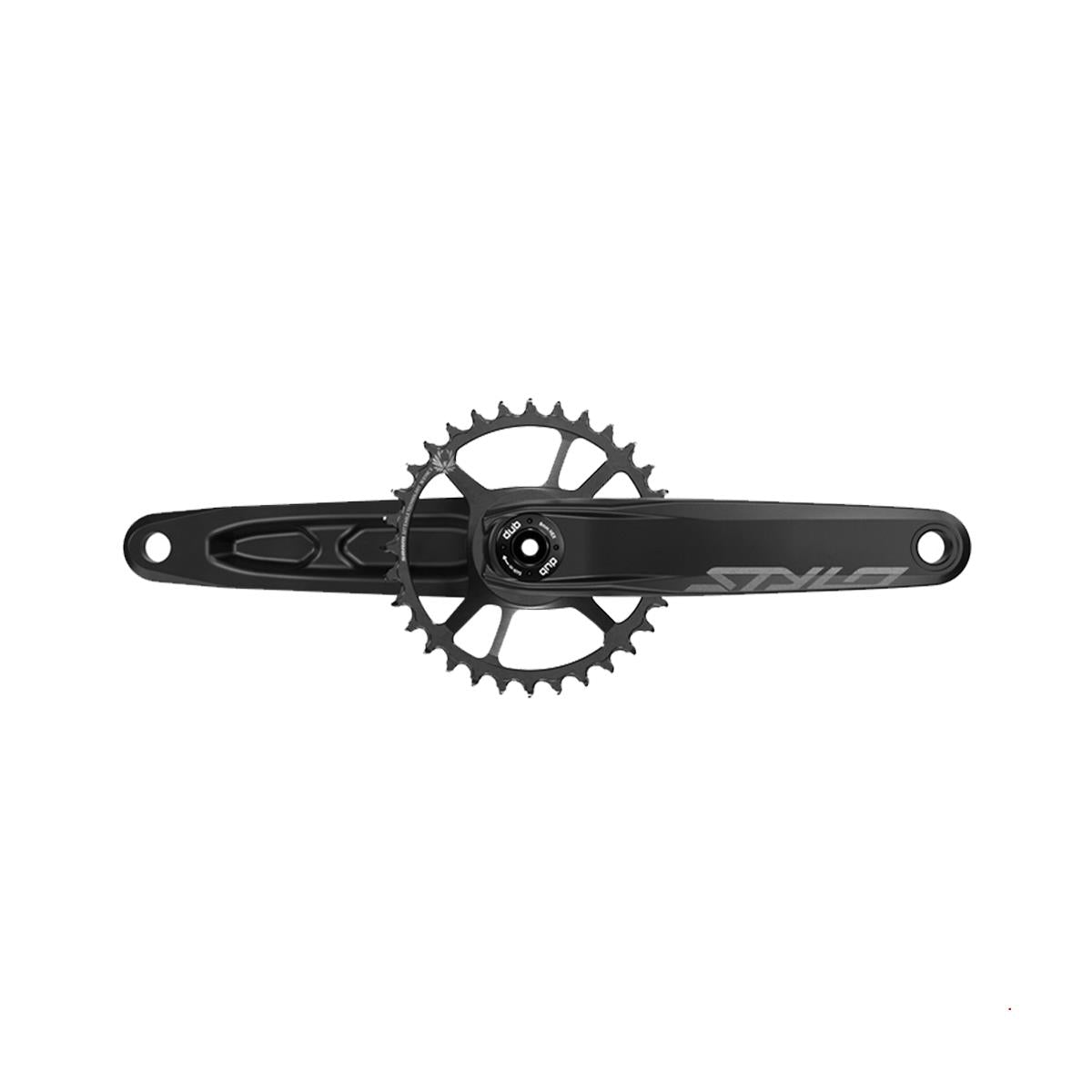 TRUVATIV CRANK STYLO 6K ALUMINUM EAGLE CANNONDALE-AI DUB 12S WITH DIRECT MOUNT 32T X-SYNC 2 CHAINRING BLACK (DUB CUPS/BEARINGS NOT INCLUDED)