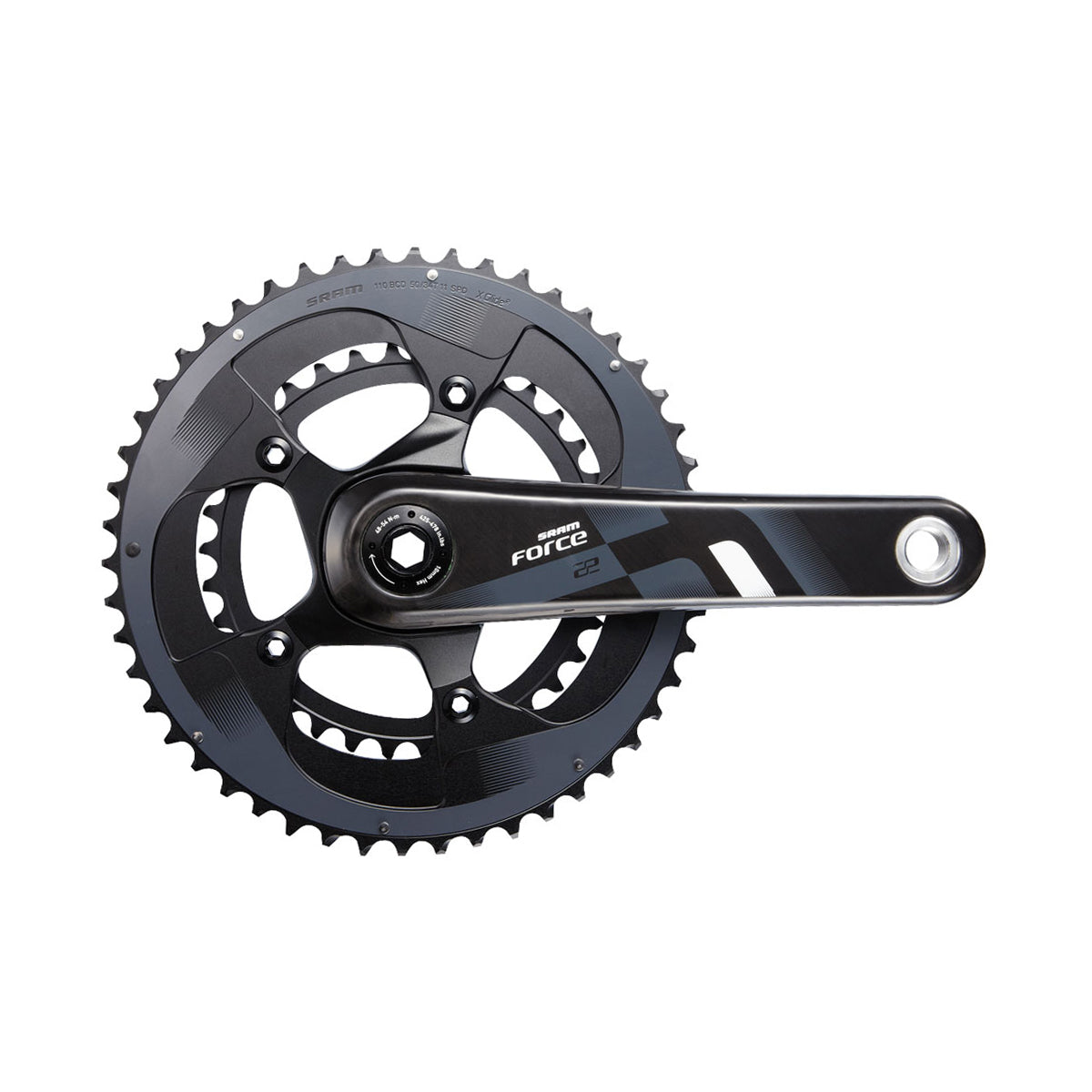 SRAM FORCE22 CRANK SET GXP 170 53-39T GXP CUPS NOT INCL