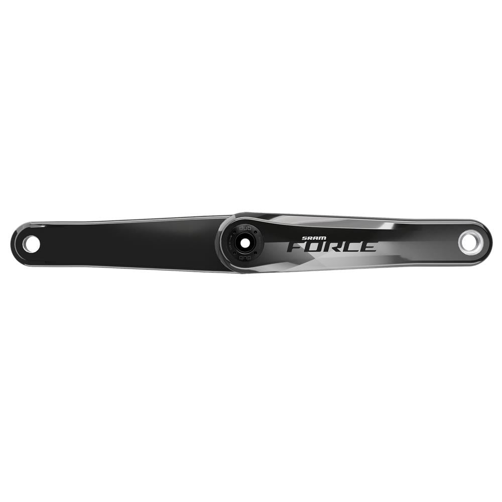 SRAM CRANK ARM ASSEMBLY FORCE D1 DUB – GLOSS FINISH (BB/SPIDER/CHAINRINGS NOT INCLUDED)