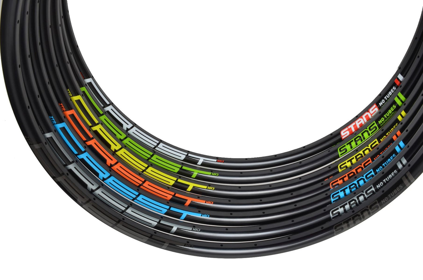 Stans NoTubes Decals - Crest ZTR