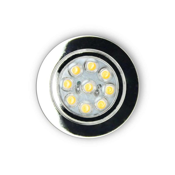Downlight Encastrable Diamètre 45mm (12V / 1W / Blanc Chaud / IP20)