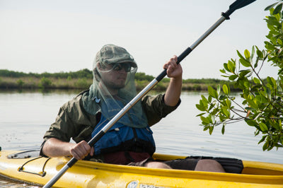 Moskito-Kopfnetz Ultralight – Schlickgrün