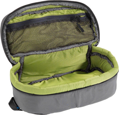 Medium Padded Cube - Beluga Grey/Lime Inside
