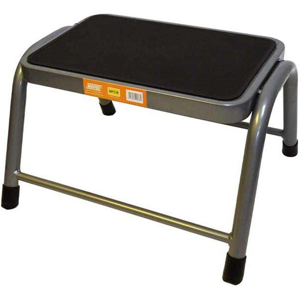 Einzelne Caravan-Stufe aus Stahl mit rutschfester Stufe