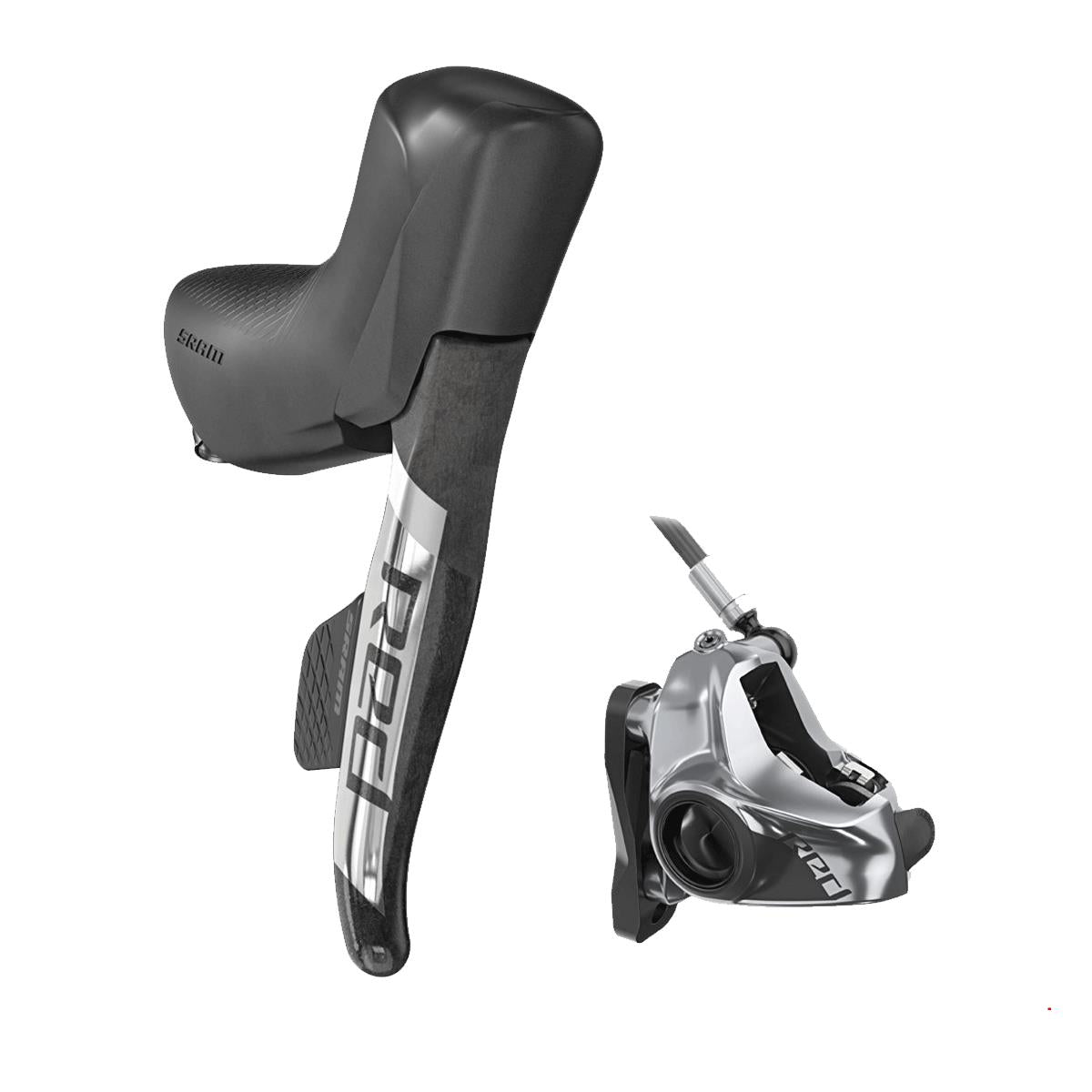 SRAM SHIFT/HYDRAULIC DISC BRAKE RED ETAP AXS D1 STEALTHAMAJIG CONNECTED (UK) REAR BRAKE/RIGHT SHIFT 1800MM W/ POST MOUNT TI HARDWARE (ROTOR & BRACKET SOLD SEPARATELY)
