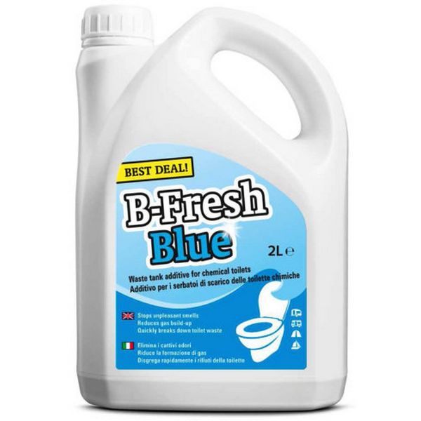 B-Fresh 2 Liter blaue Toilettenflüssigkeit