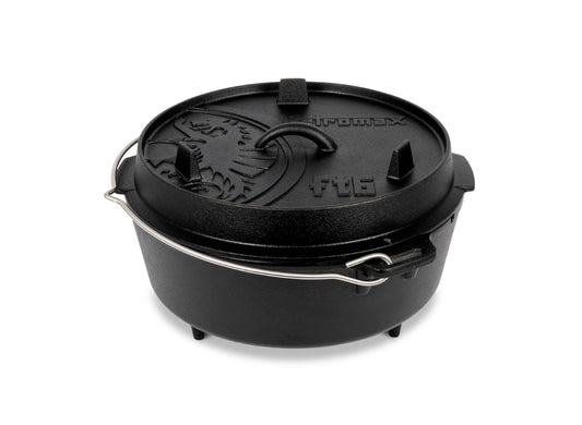 Petromax 5.5L Cast Iron Dutch Oven with Legs FT6