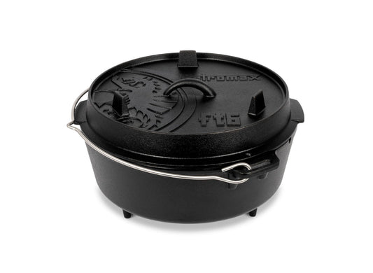 Petromax 5,5 l Schmortopf aus Gusseisen mit Beinen FT6