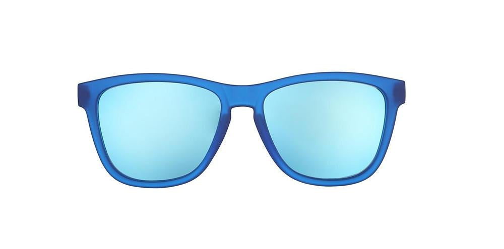 Goodr Sunglasses - Reginald The Unicorn`s Unicolors - Falkor's Fever Dream - Blue with Blue Lens
