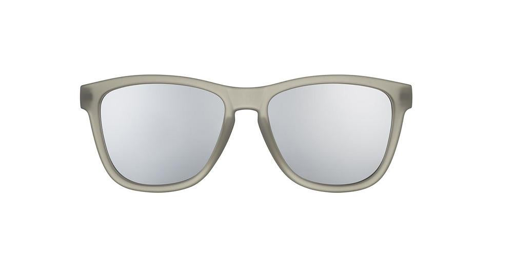 Goodr Sunglasses - Reginald The Unicorn`s Unicolors - Going to Valhalla ..... Witness - Grey with Chrome Lens