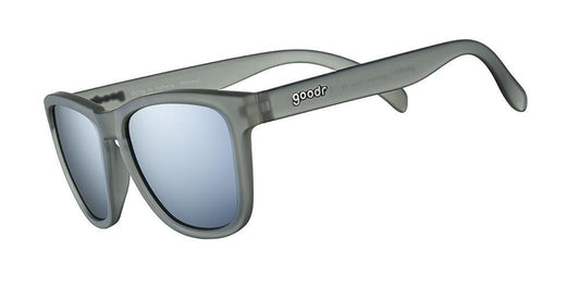 Goodr Sunglasses - Reginald The Unicorn`s Unicolors - Going to Valhalla ..... Witness - Grey with Chrome Lens