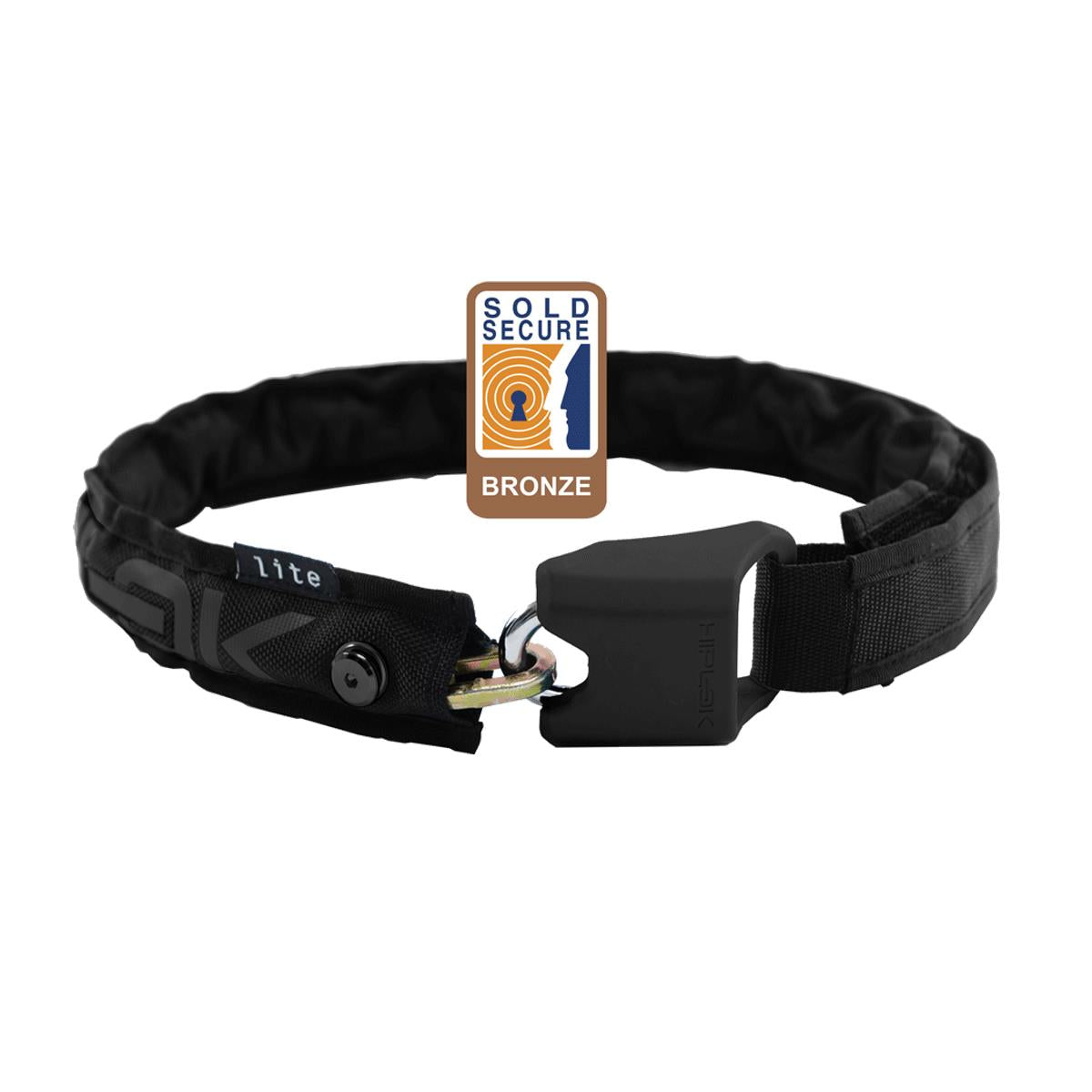 HIPLOK LITE CHAÎNE ANTIVOL PORTABLE 6MM X 75CM - TAILLE 24-44 POUCES (BRONZE VENDU SÉCURISÉ)