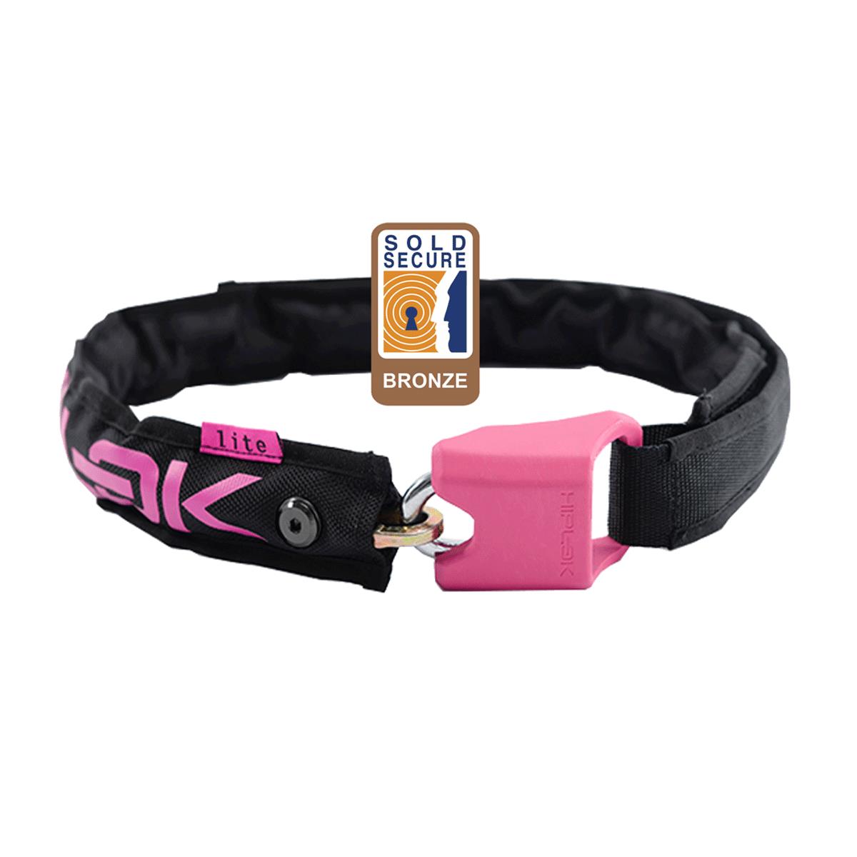 HIPLOK LITE CHAÎNE ANTIVOL PORTABLE 6MM X 75CM - TAILLE 24-44 POUCES (BRONZE VENDU SÉCURISÉ)
