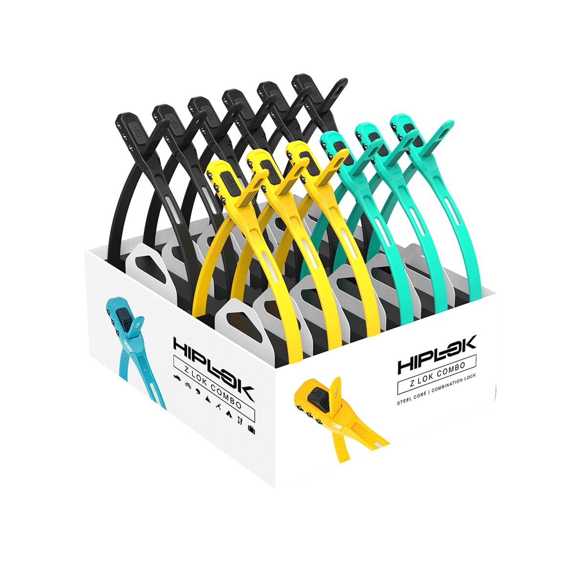 CRAVATE RÉUTILISABLE BLINDÉE HIPLOK Z-LOK COMBO (BOÎTE DE 12)