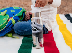 Klean Kanteen Insulated Kid Narrow Classic w/ Sport Cap 355ml - Mr Shark