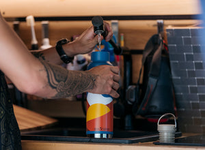 Klean Kanteen Insulated Classic w/ Loop Cap 592ml - Mountains