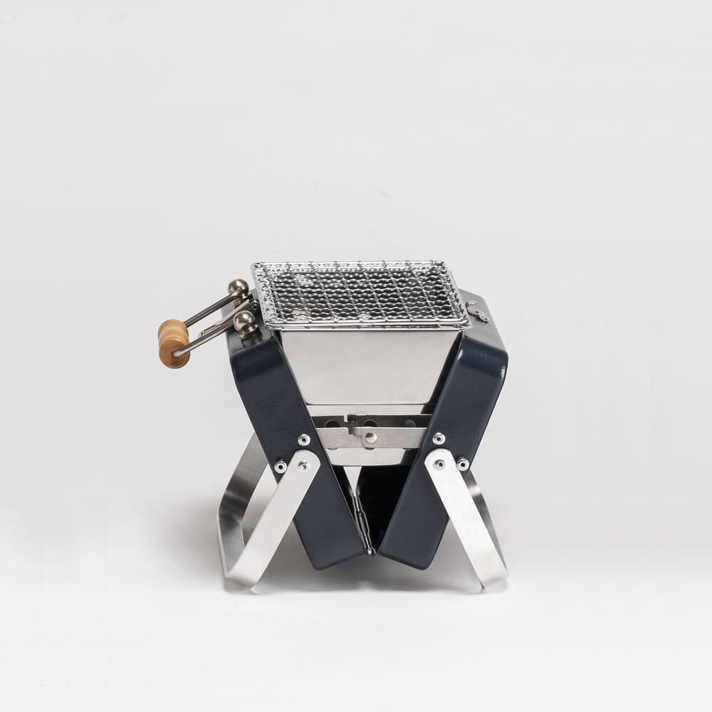 Kenluck MINI Grill / BBQ – Hammertone - BLEU BRILLANT