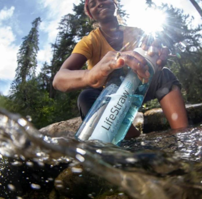 LIFESTRAW GO - WATER FILTER BOTTLE - 650ml - CLEAR