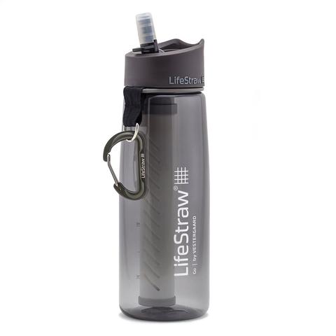 LIFESTRAW GO - WATER FILTER BOTTLE - 650ml - GREY