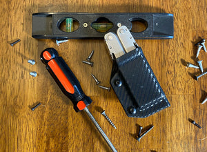 Étui Kydex Clip & Carry : Leatherman Super Tool 300 - Fibre de carbone noire