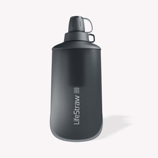 LifeStraw Peak Series 650ml Squeeze Bottle - Dark Grey