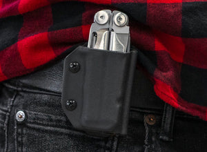 Étui Kydex Clip & Carry : Leatherman Wave / Wave+ - Noir