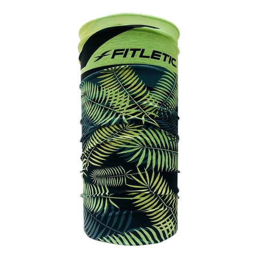 FITLETIC MULTI-SCHAL/HALSGAITER – SCHWARZ/LIME/GRAU/FRÜHLINGSFARN