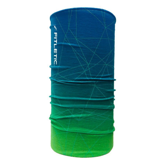 FITLETIC MULTI-SCHAL/HALSGAITER – TÜRKIS/GRÜN/LINIEN