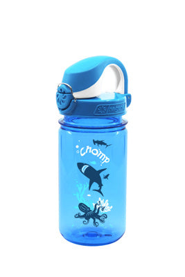Bouteille OTF pour enfants Nalgene - Chomp bleu ardoise