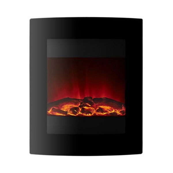 Feu électrique à LED en ébène de 1,5 kW