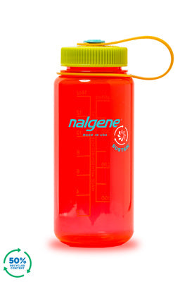 Bouteille Sustain Wide Mouth de Nalgene 0,5 L - Grenade