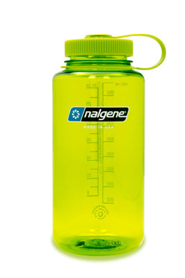 Bouteille Sustain Wide Mouth de Nalgene, 1 litre, vert printemps