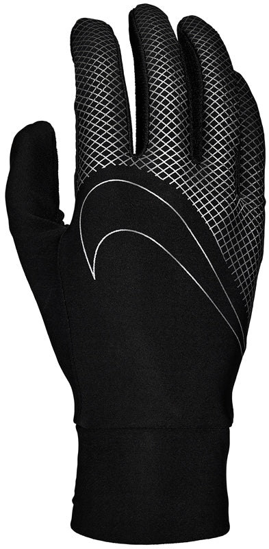 NIKE DRI-FIT LIGHTWEIGHT WOMENS RUNNING GLOVES BLACK-SMALL
