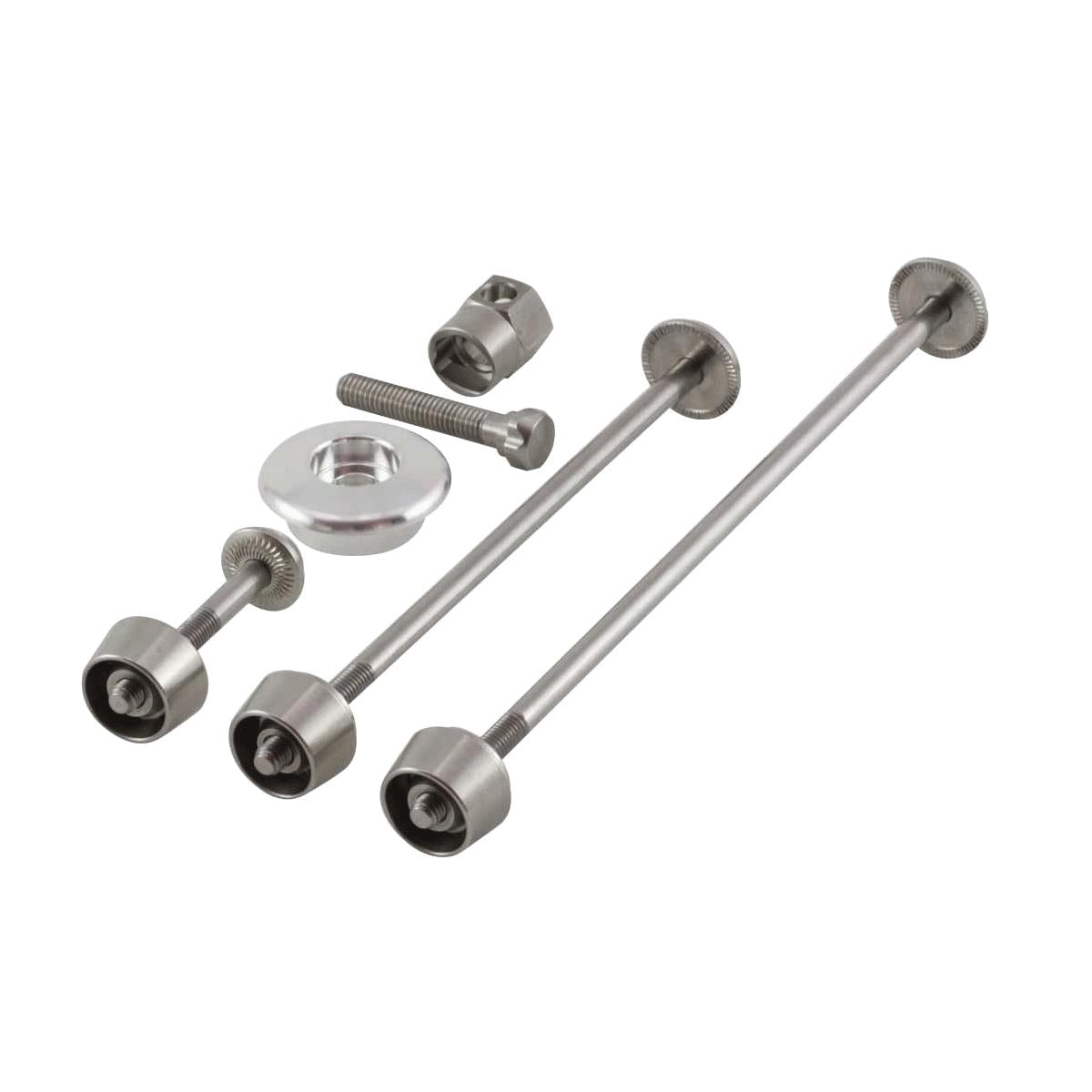 PITLOCK SET 02 ROUE AVANT, ROUE ARRIÈRE, TIGE DE SELLE ET SYSTÈME DE CASQUE AHEAD