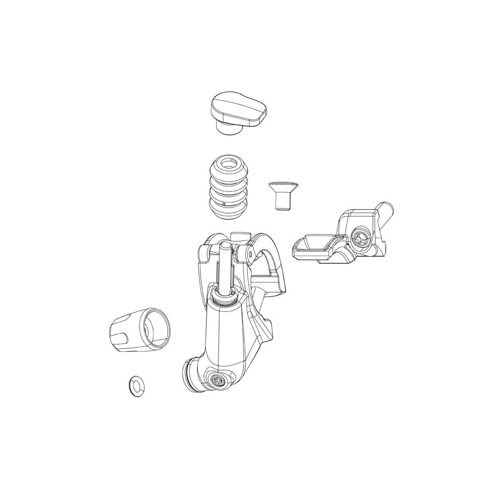 ROCKSHOX ERSATZTEIL – ERSATZTEIL FÜR FERNBEDIENUNG, DISKRETER PUCK, HYDRAULISCHE FERNBEDIENUNG (ABSTANDSHALTER) FÜR XLOC-FERNBEDIENUNGEN, 2 Stück