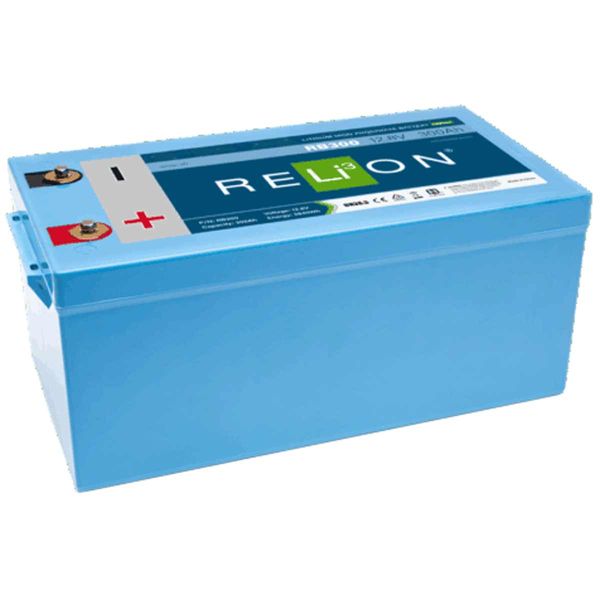 Batterie lithium-ion RELiON RB300 Lifepo4 (12V / 300Ah / 4SC)