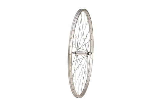 Tru-build wheels  26 X 1.3/8   Front Wheel, Silver, Single Wall - City Use