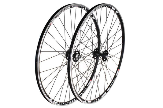 Tru-build wheels 700C Front Track Wheel, Mach 1 Omega, 32H, Black.