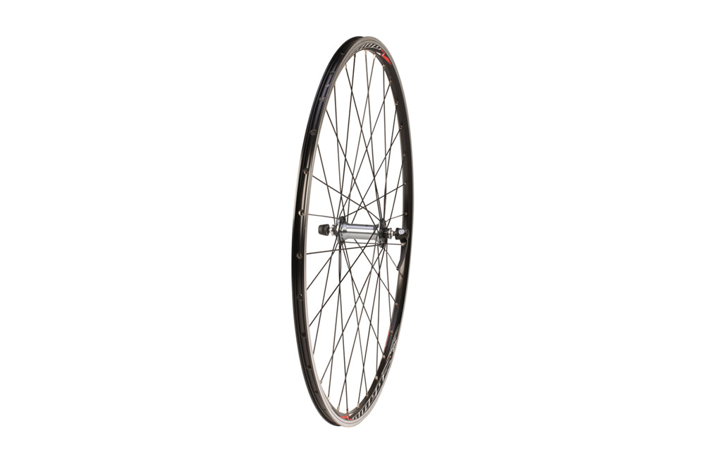 Tru-build wheels 700C Front Wheel, Shimano 105, Mach1 Omega Rim, 32H, Black
