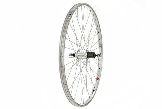 Tru-build wheels  26 X 1.75   Rear Wheel, Silver, 8/9spd Cassette (QR)