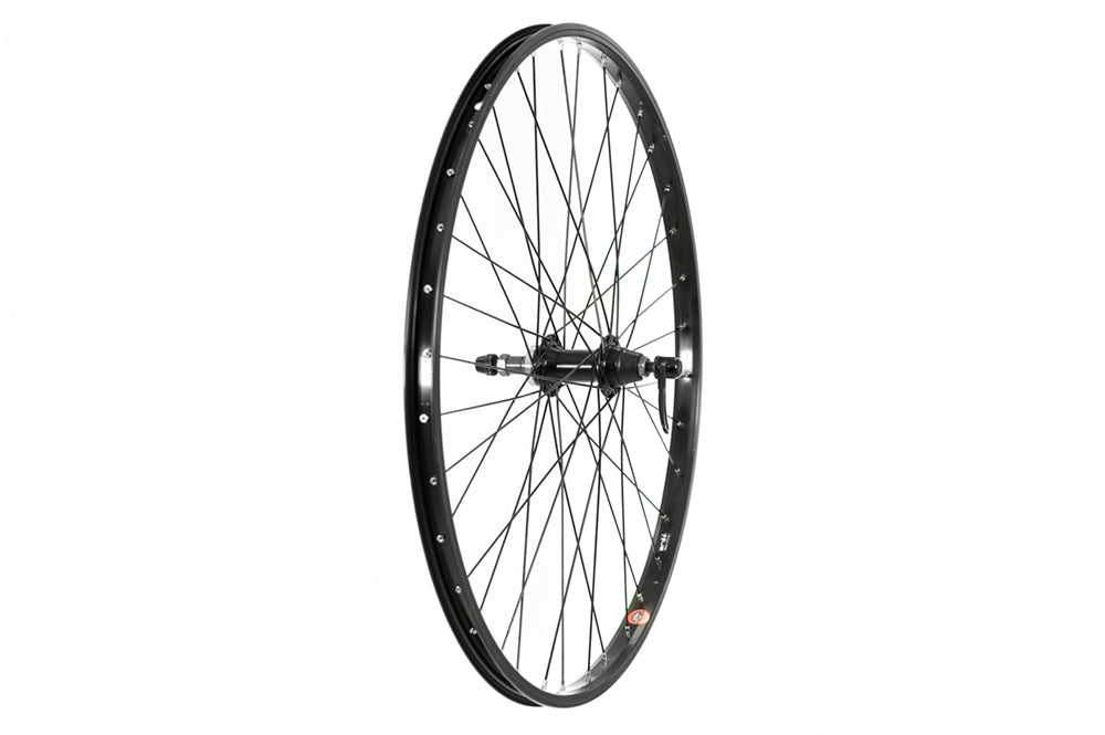 Roues Tru-build Roue arrière 26 X 1,75, noire (QR) à visser