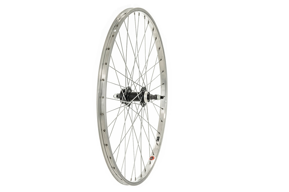 Tru-build Wheels 26 Roue arrière à disque, argentée à visser