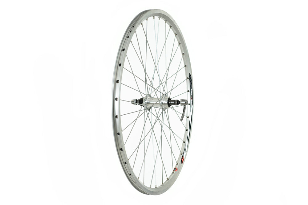 Tru-Build-Räder 26 x 1,75 Hinterrad, Mach1, Silber (QR) zum Anschrauben