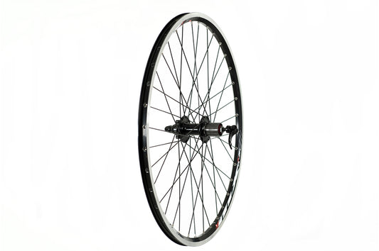Tru-build wheels  26   Rear DISC Wheel, Mach1, Black, 8/9 Spd Cassette (QR)