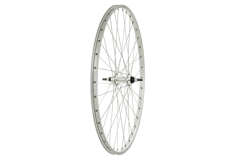 Tru-build wheels  26 X 1.3/8   Rear Wheel, Silver, Single Wall - City Use, Si