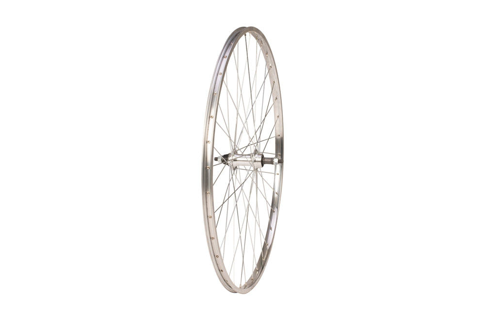 Tru-build wheels  27   Rear Wheel, Alloy Rim, Screw-on Alloy Nutted Hub, Silv