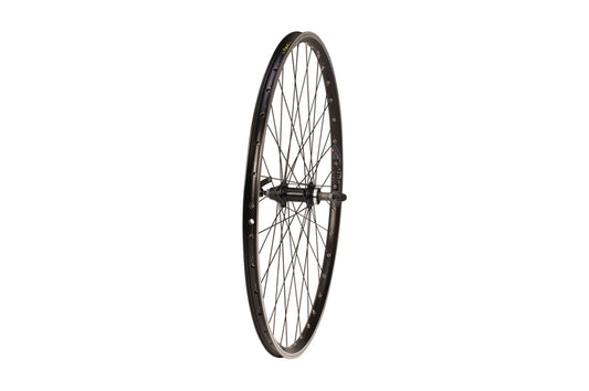 Tru-build wheels 700C Rear Wheel, Mach1 240 Rim, Black, Screw-on Hub (QR)